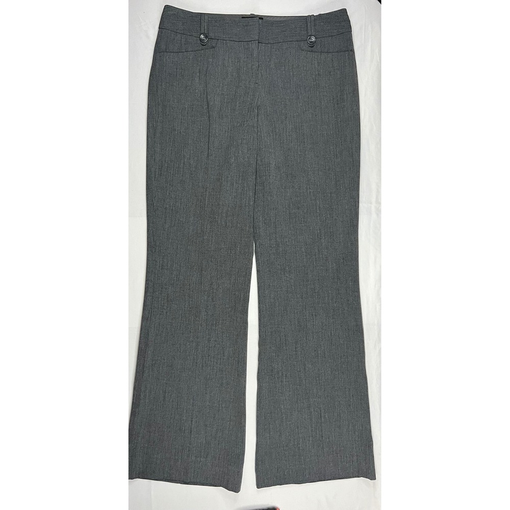 The Limited Cassidy Fit Gray Dress Pants Womens 6R Heathered Charcoal Trousers